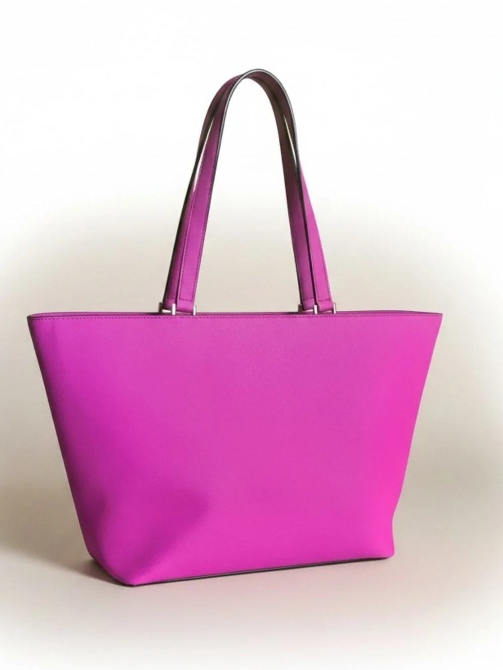 ✨ Kate Spade Hot Pink Saffiano Leather Tote Shoulder Bag EUC Barbiecore